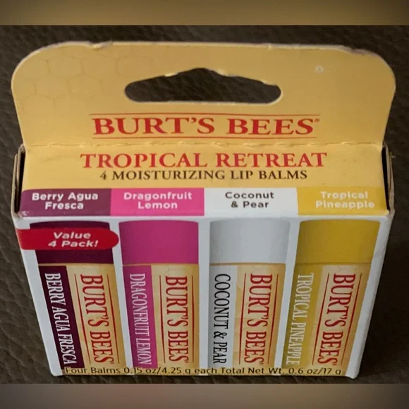 Burt's Bees Lip Balms — Tropical Retreat 4 Pack Set - Picture 8 of 16